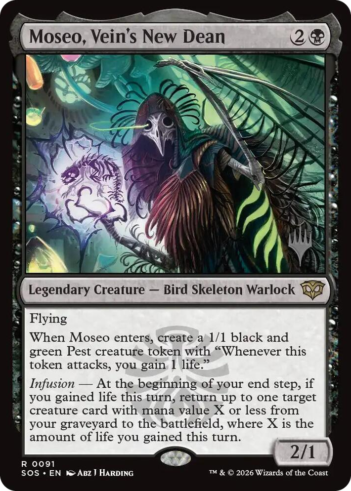 0091 Moseo, Vein's New Dean R Promo Pack: Secrets of Strixhaven