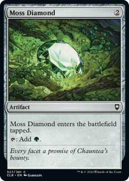 Moss Diamond #327 C - Commander Legends: Battle for Baldur's Gate Pokemon card