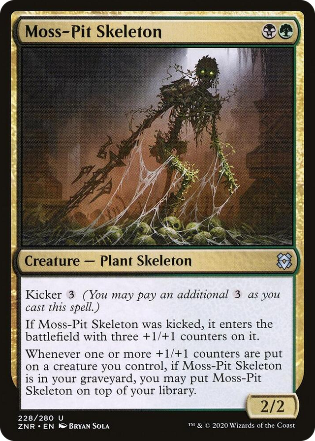0228 Moss-Pit Skeleton U Zendikar Rising