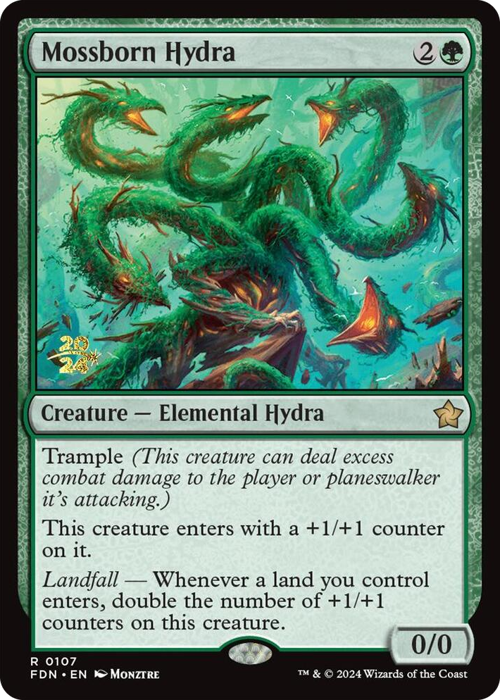 0107 Mossborn Hydra R Prerelease Cards