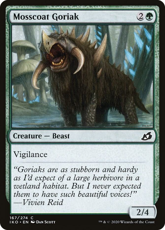 0167 Mosscoat Goriak C Lair of Behemoths