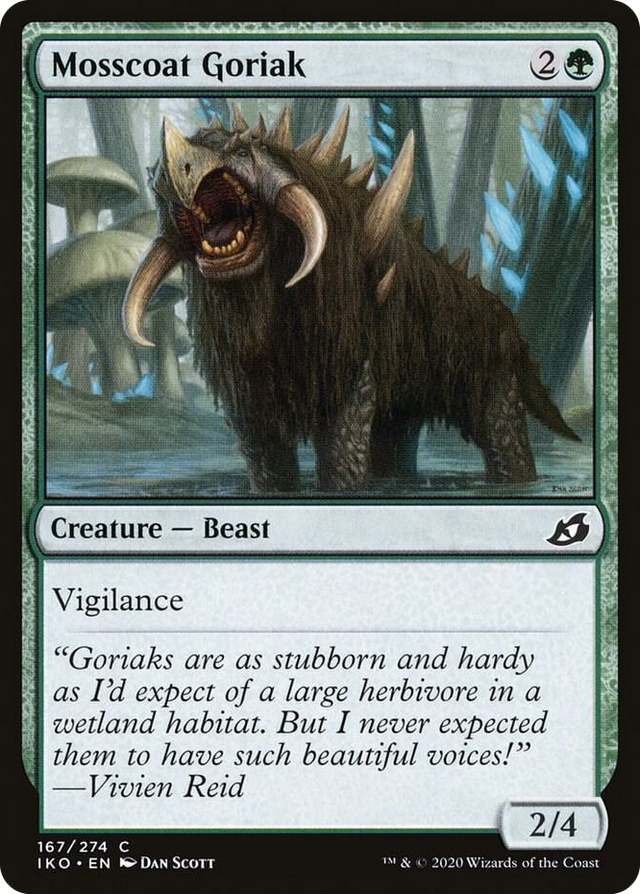 0167 Mosscoat Goriak C Lair of Behemoths