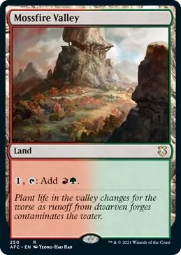 0250 Mossfire Valley R Commander: Adventures in the Forgotten Realms