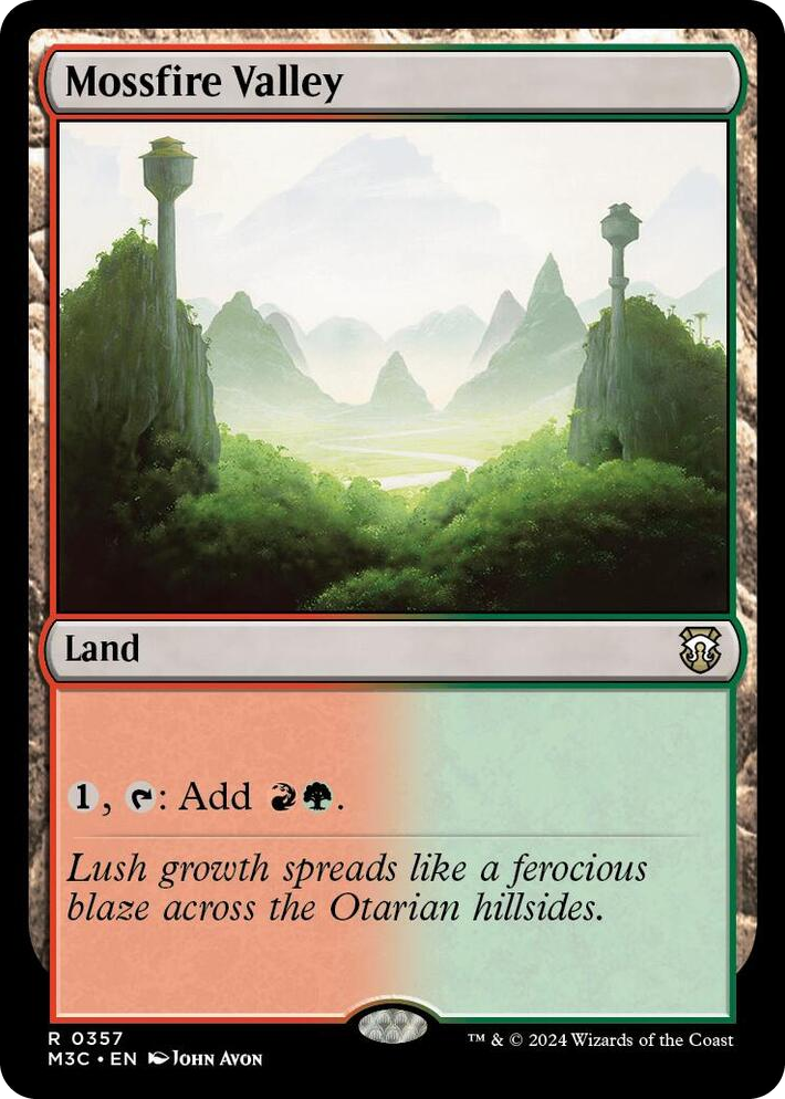 0357 Mossfire Valley R Commander: Modern Horizons 3