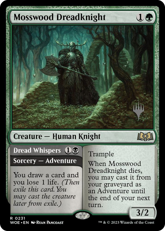 0231 Mosswood Dreadknight R Promo Pack: Wilds of Eldraine