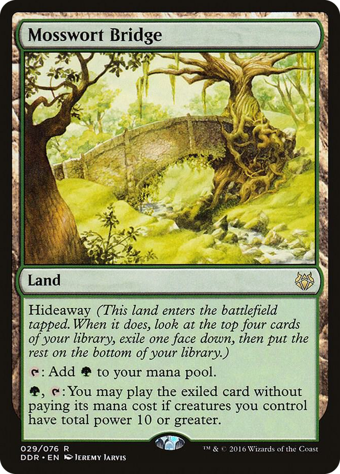 Mosswort Bridge #29 R - Duel Decks: Nissa vs. Ob Nixilis Pokemon card