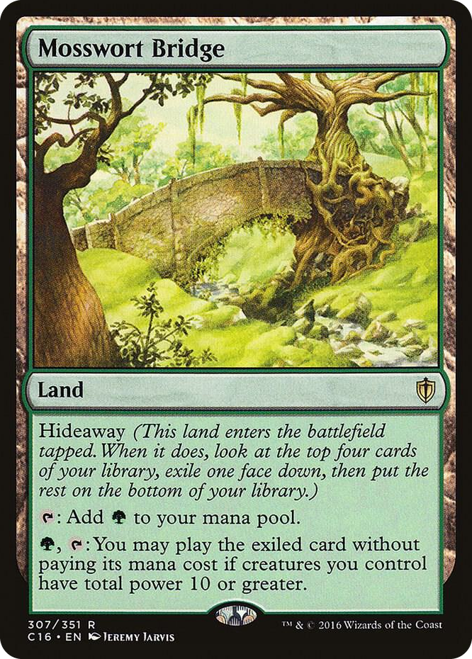 Mosswort Bridge #307 R - Commander 2016 Pokemon card