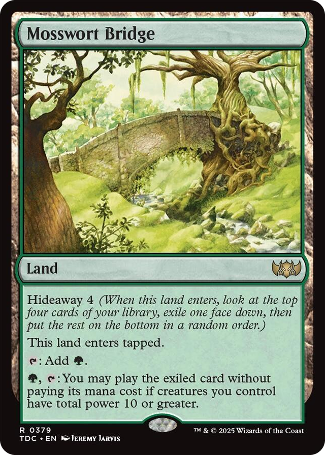0379 Mosswort Bridge R Commander: Tarkir: Dragonstorm