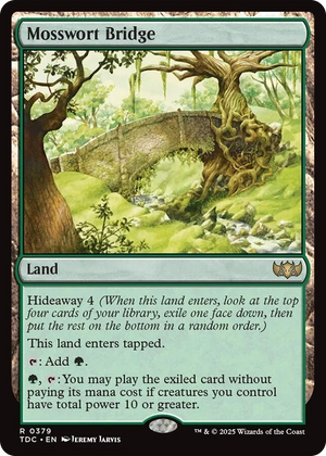 0379 Mosswort Bridge R Commander: Tarkir: Dragonstorm