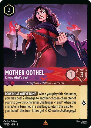 0070 Mother Gothel - Knows What's Best Rare Reign of Jafar