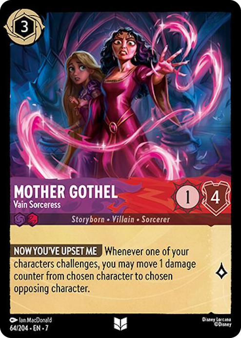 0064 Mother Gothel - Vain Sorceress Uncommon Archazia's Island