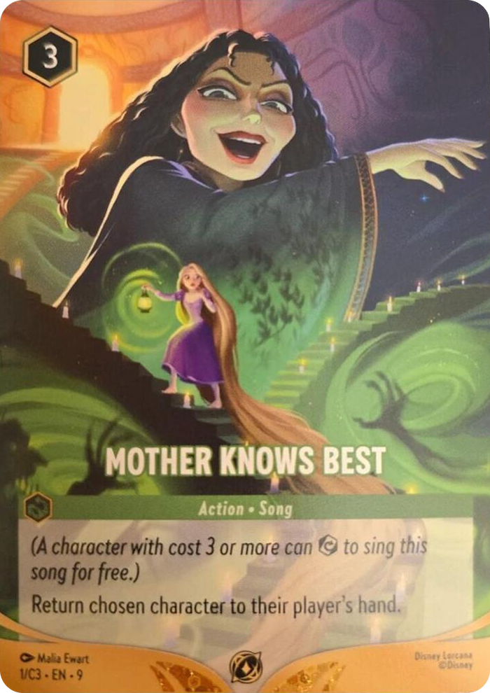 Mother Knows Best #1 Promo - Disney Lorcana Promo Cards Pokemon card