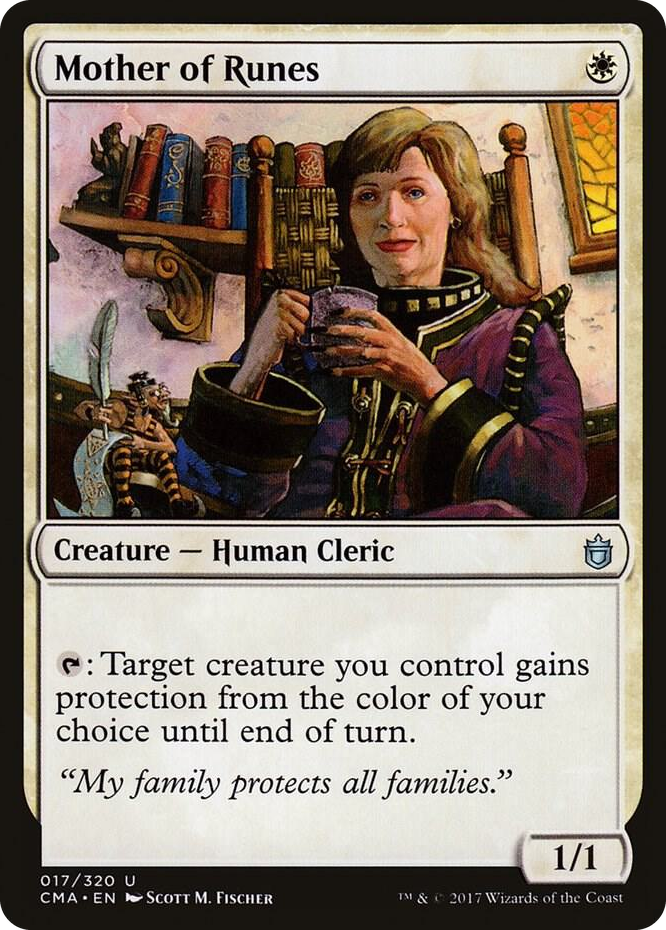 Mother of Runes #17 U - Commander Anthology Pokemon card