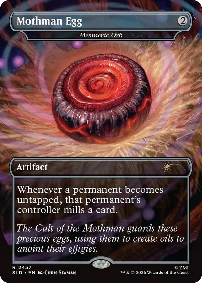 Mothman Egg - Mesmeric Orb #2457 R - Secret Lair Drop Series Pokemon card