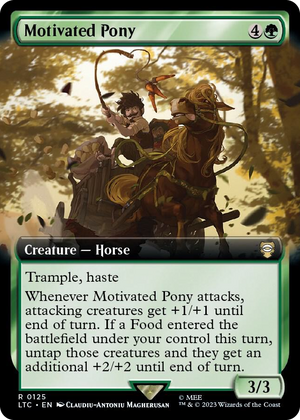 0125 Motivated Pony (Extended Art) R Commander: The Lord of the Rings: Tales of Middle-earth