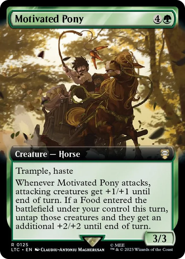 0125 Motivated Pony (Extended Art) R Commander: The Lord of the Rings: Tales of Middle-earth