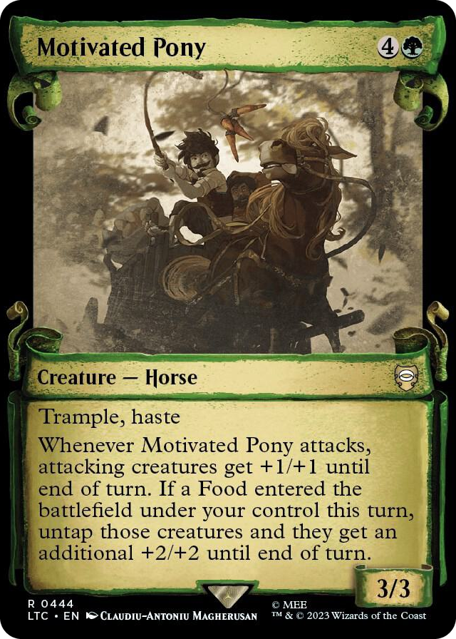 0444 Motivated Pony (Showcase Scrolls) R Commander: The Lord of the Rings: Tales of Middle-earth