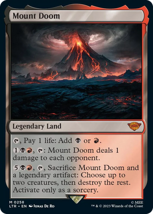 0258 Mount Doom M Universes Beyond: The Lord of the Rings: Tales of Middle-earth