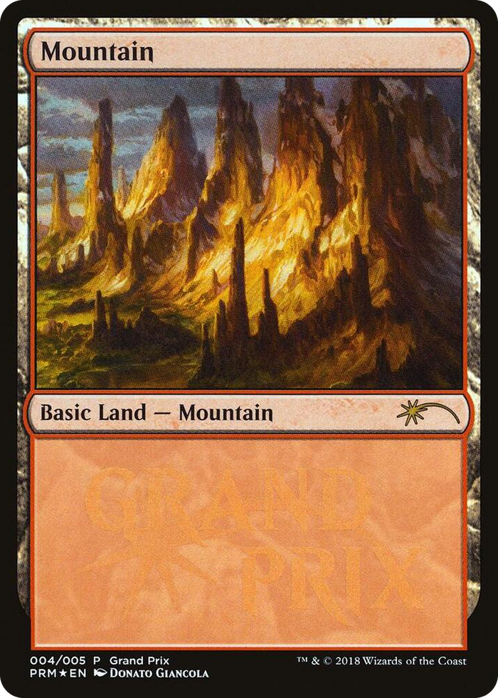 Mountain #4 P - Grand Prix Promos Pokemon card