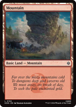 0192 Mountain (0192) L The Hobbit