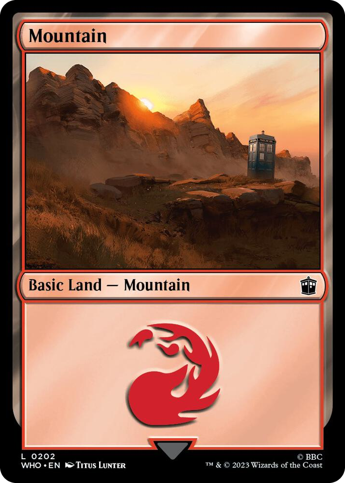 0202 Mountain (0202) L Universes Beyond: Doctor Who