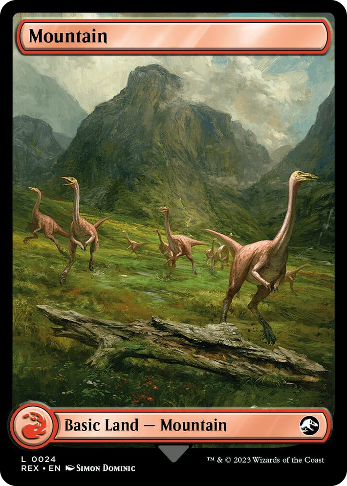 0024 Mountain L Universes Beyond: Jurassic World Collection