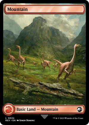 0024 Mountain L Universes Beyond: Jurassic World Collection