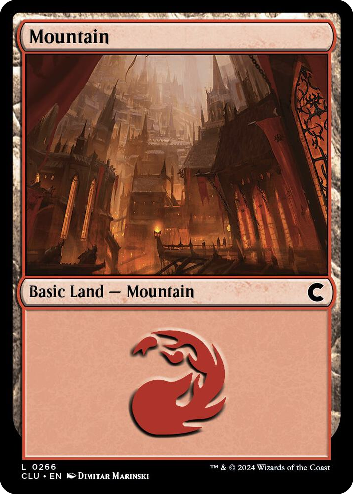 0266 Mountain (0266) L Ravnica: Clue Edition