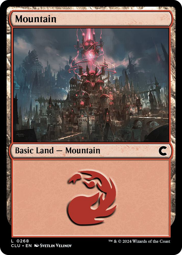 0268 Mountain (0268) L Ravnica: Clue Edition