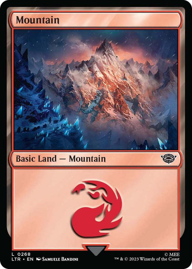 0268 Mountain (0268) L Universes Beyond: The Lord of the Rings: Tales of Middle-earth