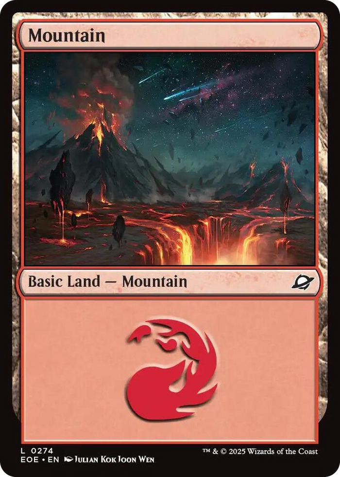Mountain (0274) #274 L - Edge of Eternities Pokemon card