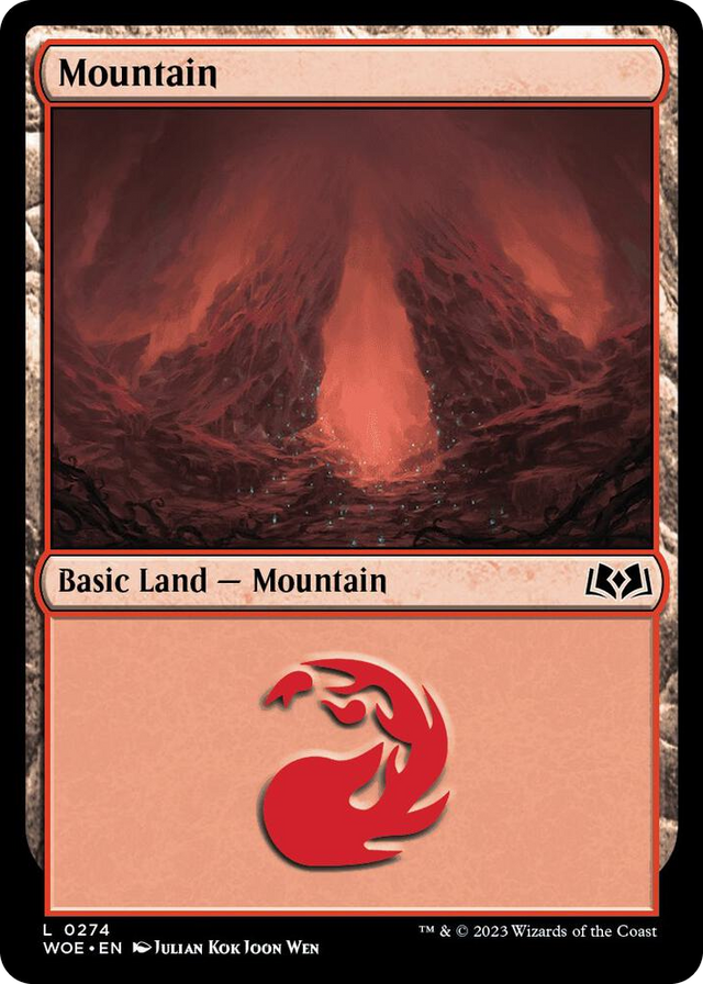 0274 Mountain (0274) L Wilds of Eldraine