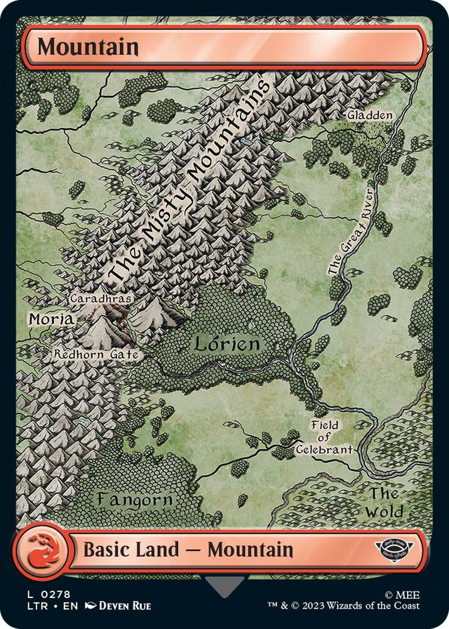 0278 Mountain (0278) L Universes Beyond: The Lord of the Rings: Tales of Middle-earth