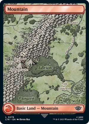 0278 Mountain (0278) L Universes Beyond: The Lord of the Rings: Tales of Middle-earth