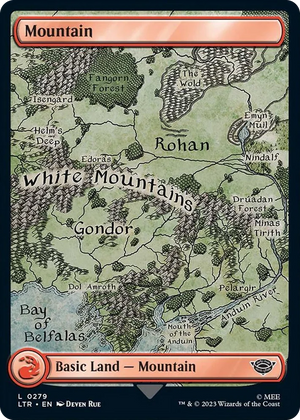 0279 Mountain (0279) L Universes Beyond: The Lord of the Rings: Tales of Middle-earth