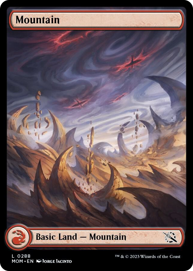 Mountain (0288) #288 L - March of the Machine Pokemon card