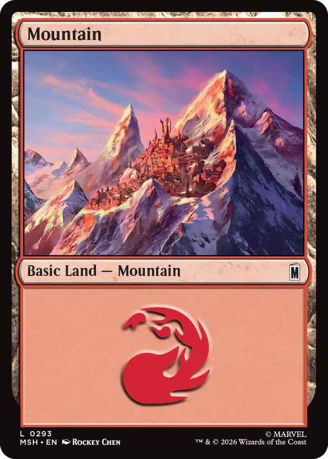 0293 Mountain (0293) L Marvel Super Heroes