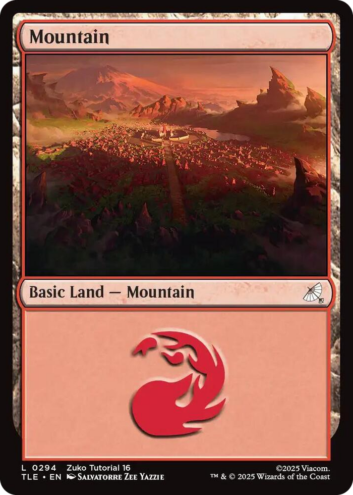 Mountain (0294) #294 L - The Last Airbender: Eternal-Legal Pokemon card