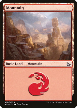 0032 Mountain (032) L Duel Decks: Mind vs. Might