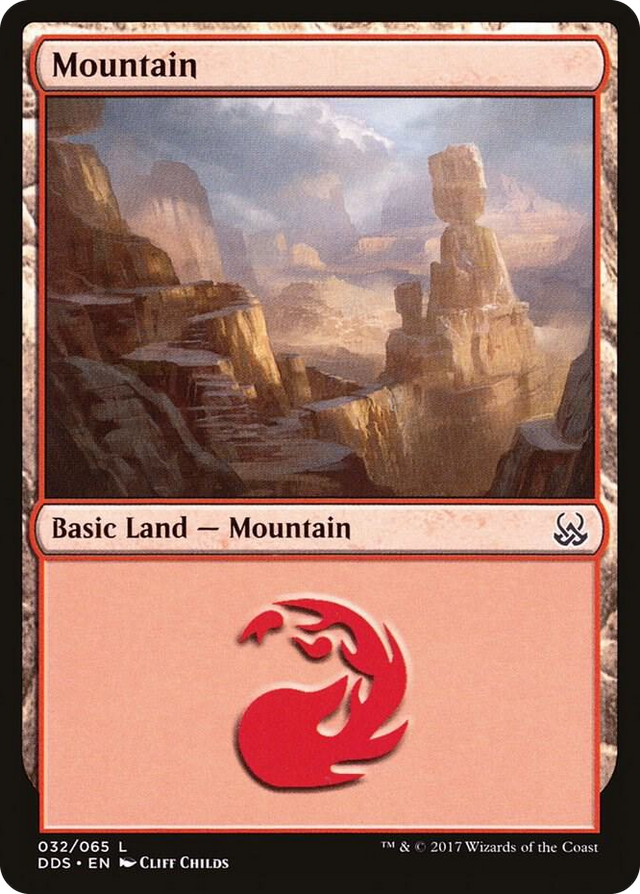 0032 Mountain (032) L Duel Decks: Mind vs. Might