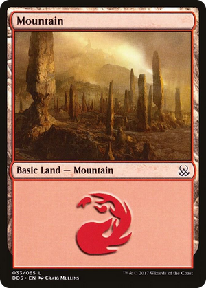 0033 Mountain (033) L Duel Decks: Mind vs. Might