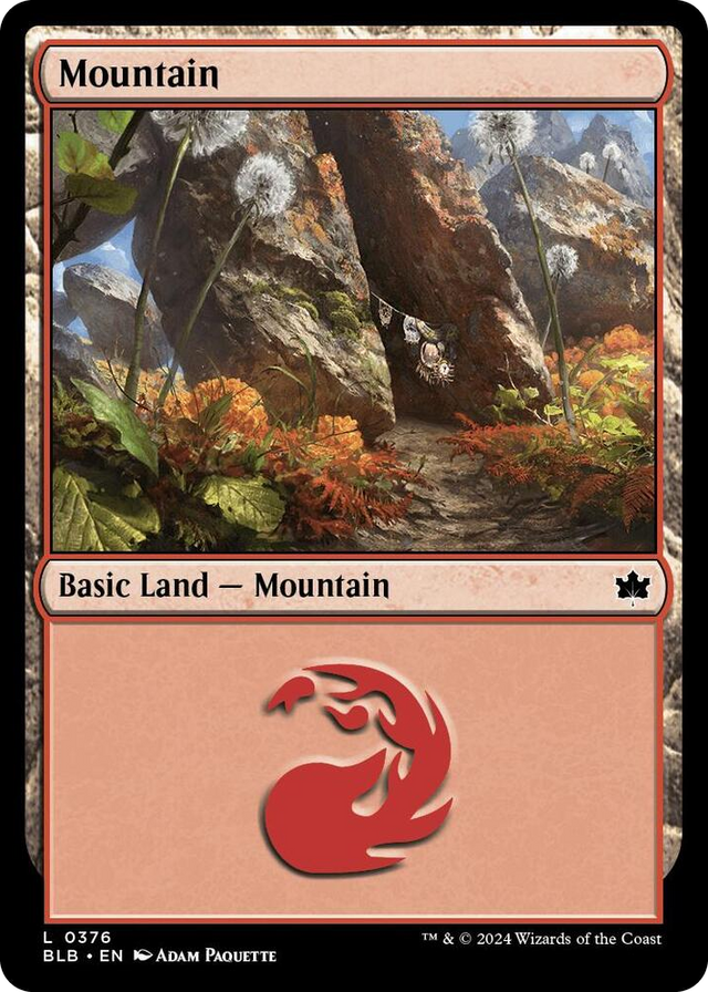 0376 Mountain (0376) L Bloomburrow