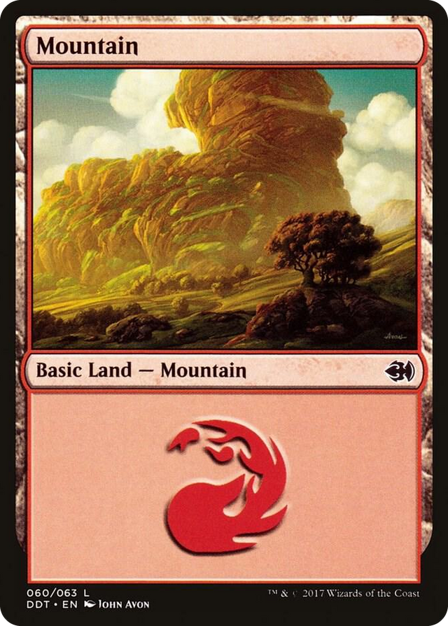 0060 Mountain (060) L Duel Decks: Merfolk vs. Goblins
