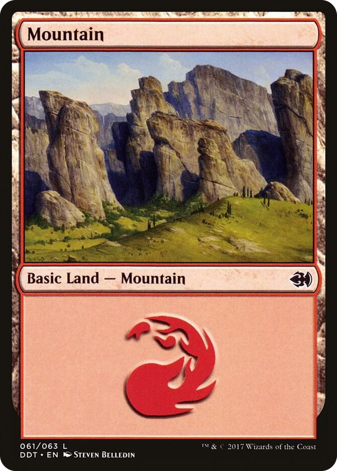 0061 Mountain (061) L Duel Decks: Merfolk vs. Goblins