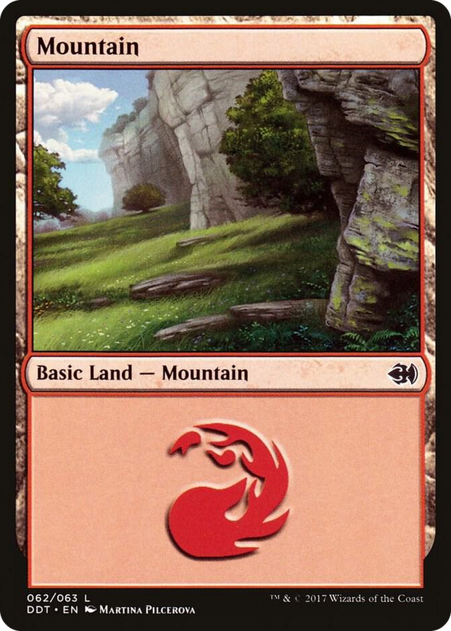 0062 Mountain (062) L Duel Decks: Merfolk vs. Goblins