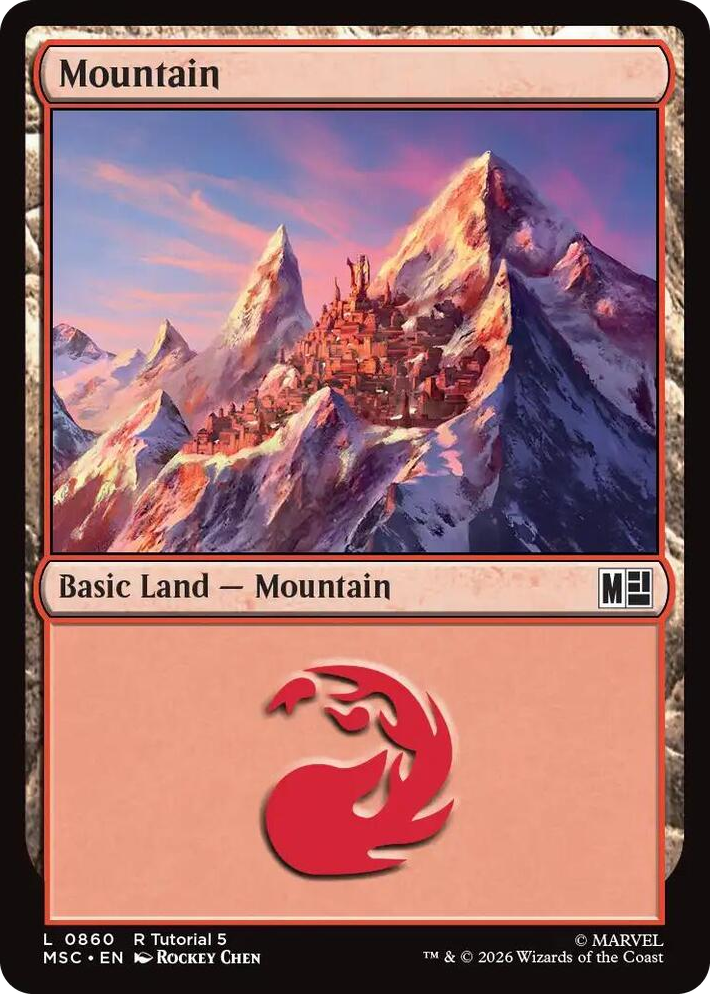 0860 Mountain (0860) L Commander: Marvel Super Heroes