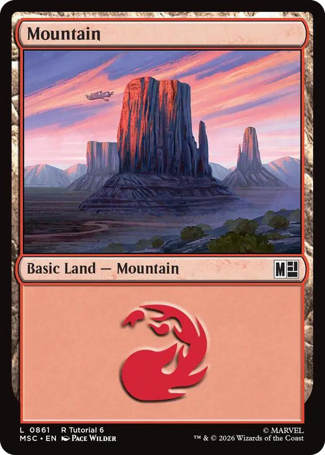 0861 Mountain (0861) L Commander: Marvel Super Heroes