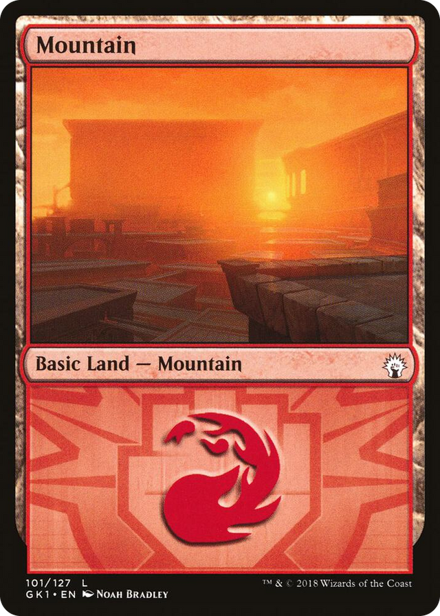 0101 Mountain (101) L Guilds of Ravnica: Guild Kits