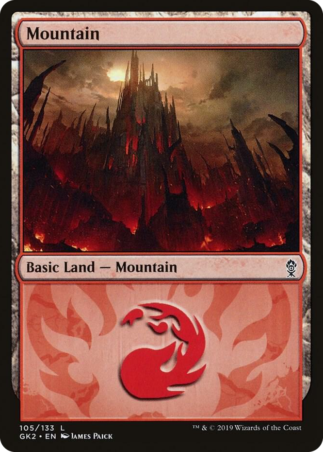 0105 Mountain (105) L Ravnica Allegiance: Guild Kits