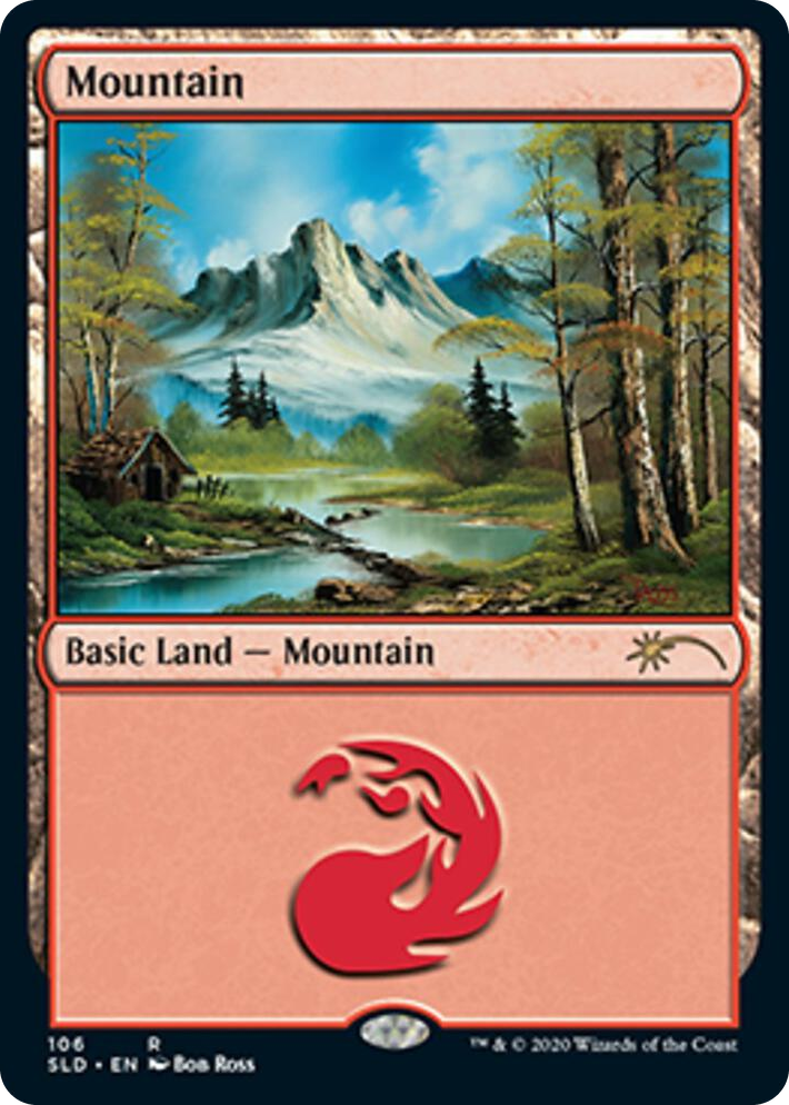 0106 Mountain (106) (Bob Ross) R Secret Lair Drop Series